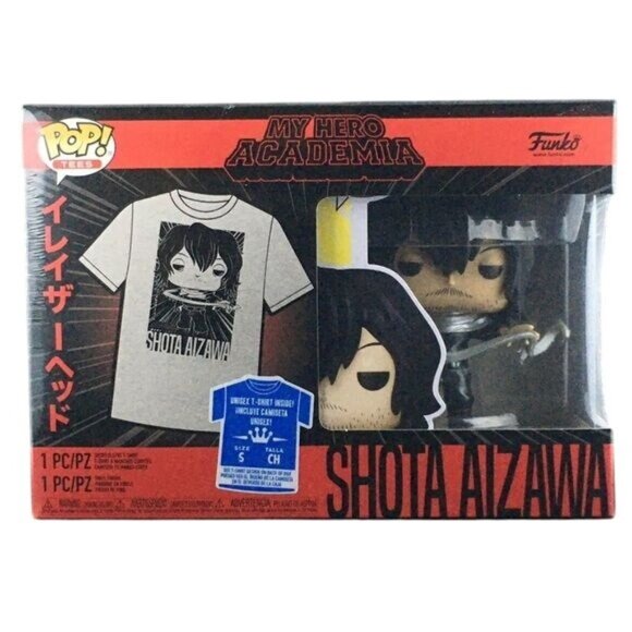 Funko Pop! Tees - My Hero Academia - Shota Aizawa Box Set T-Shirt Pack Small - Picture 1 of 4